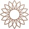 Ekena Millwork Daisy Wood Fretwork Pierced Ceiling Medallion, Wood (Paint Grade), 24"OD x 8 3/8"ID x 3/8"T CMWP24X24X0375DAMF - alternate 1